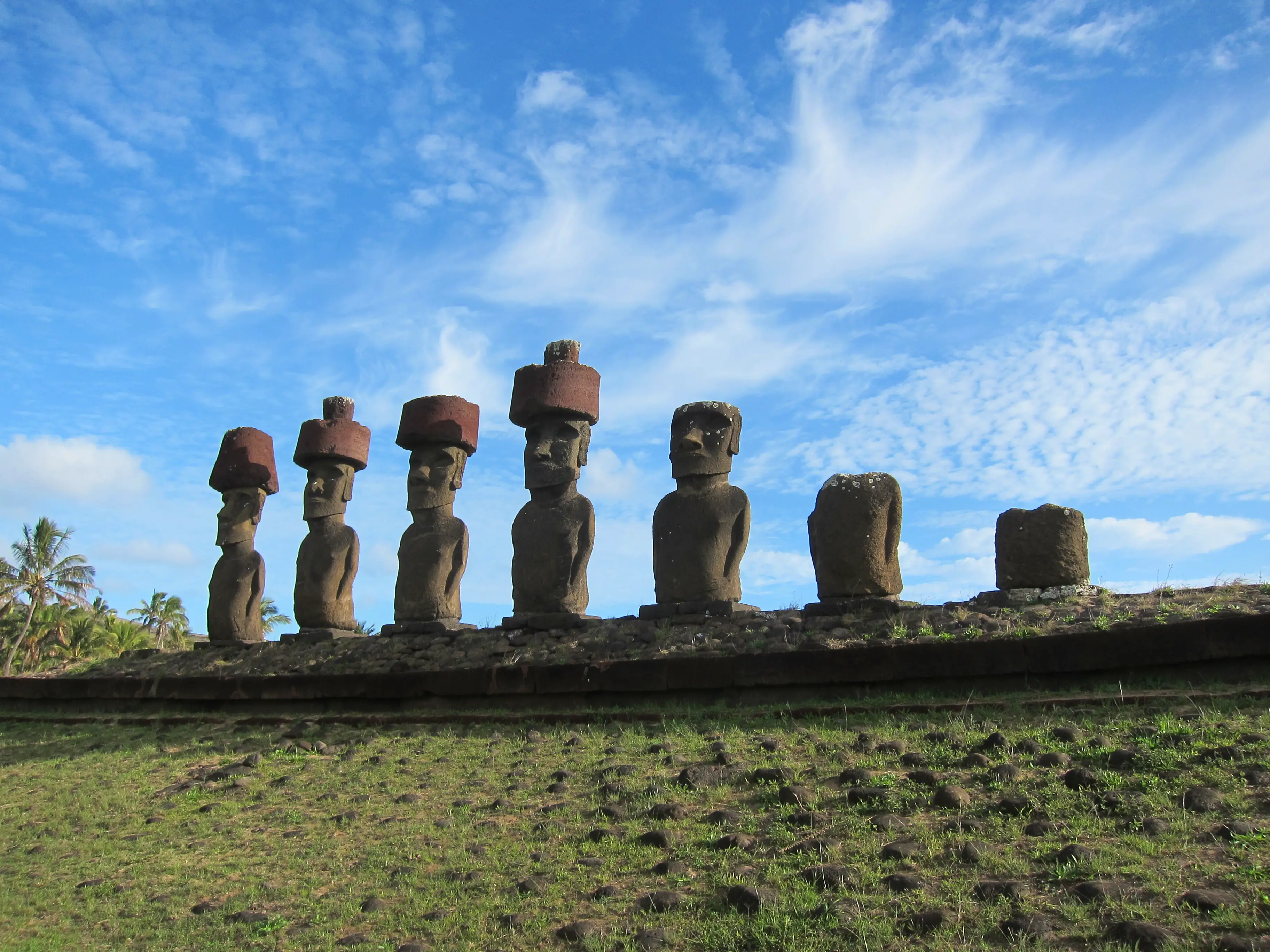 Ahu Nau Nau Anakena Easter Island Isla De Pascua | Easter 