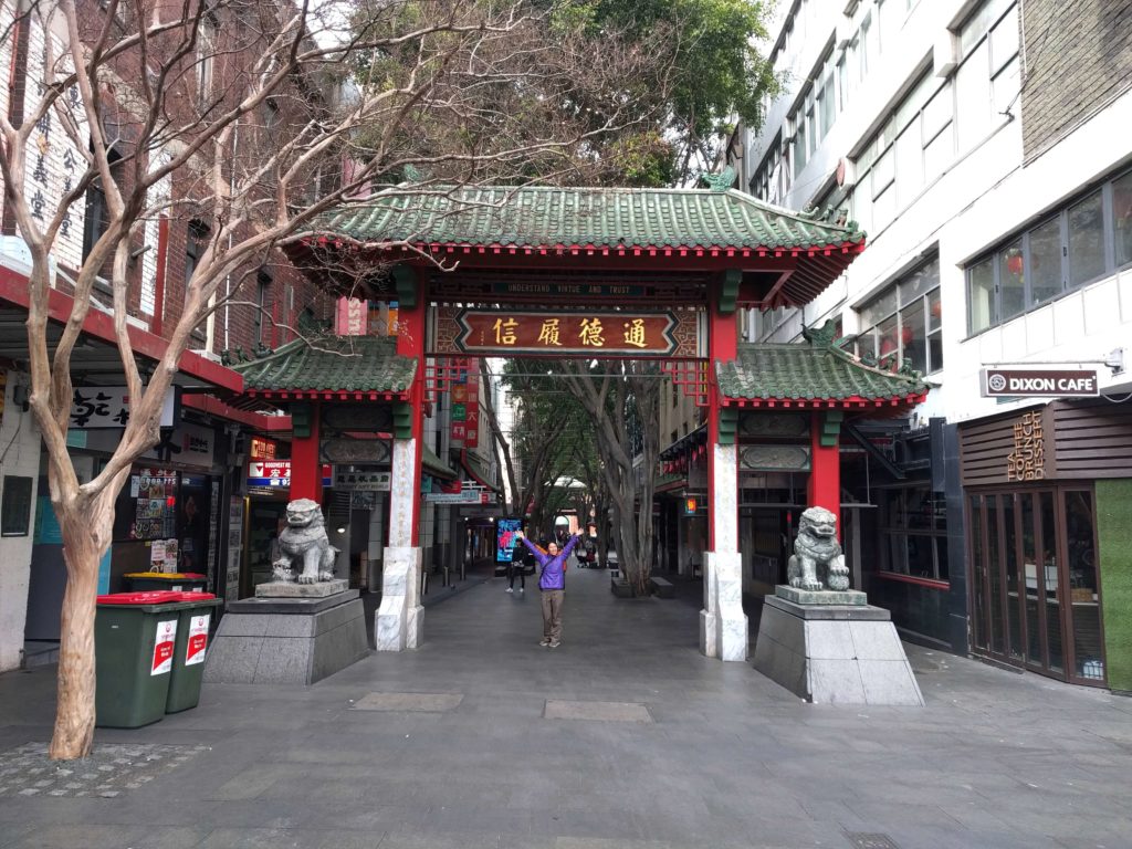 We explored Sydney's Chinatown during our layover.