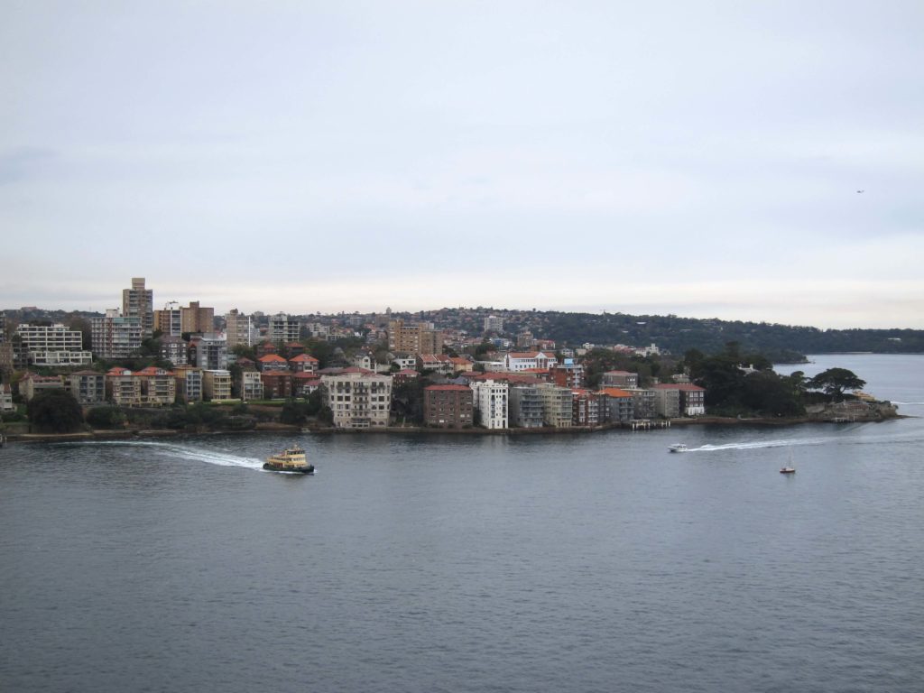 City View from the Sydney Harbour Bridge