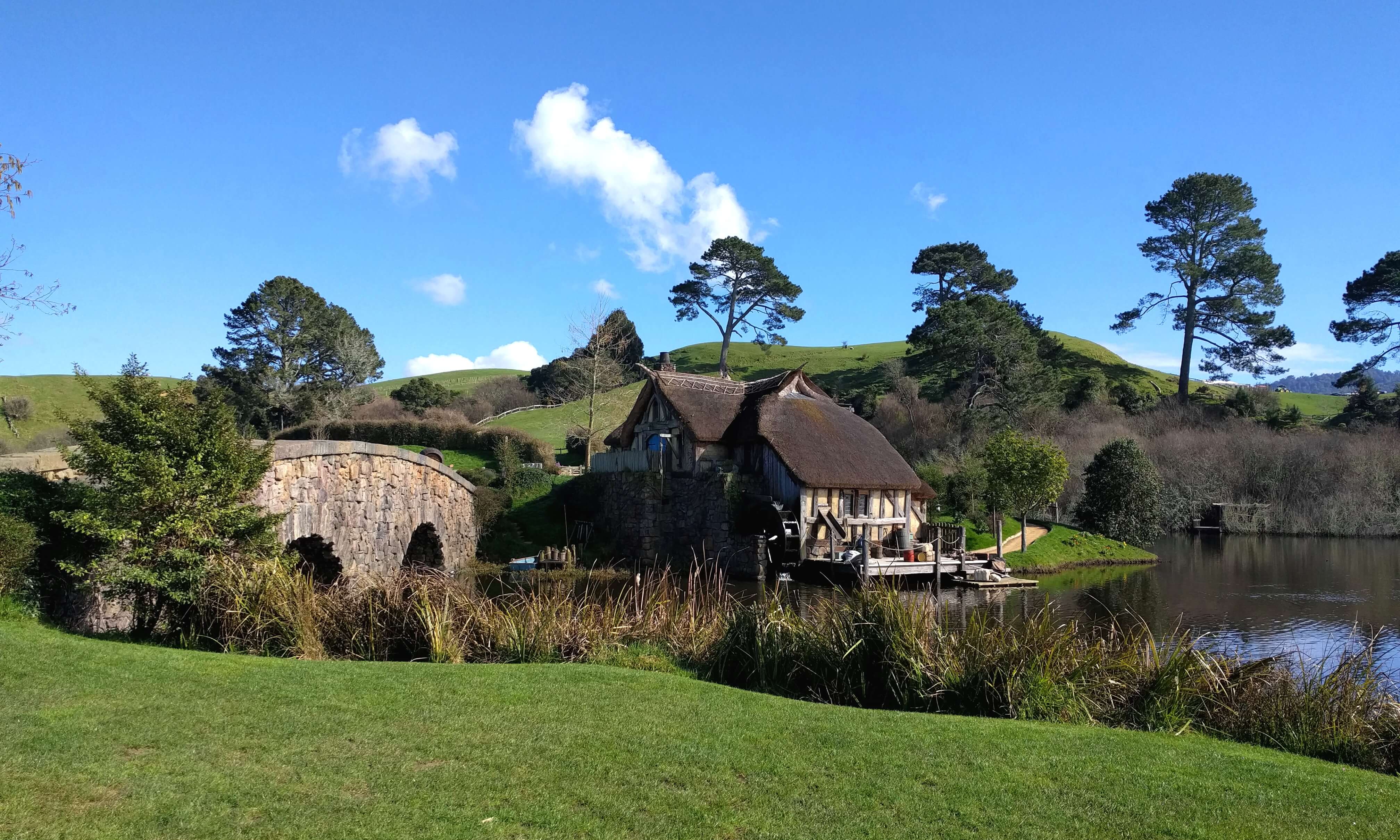 Matamata, New Zealand Hobbiton Movie Set Bridge