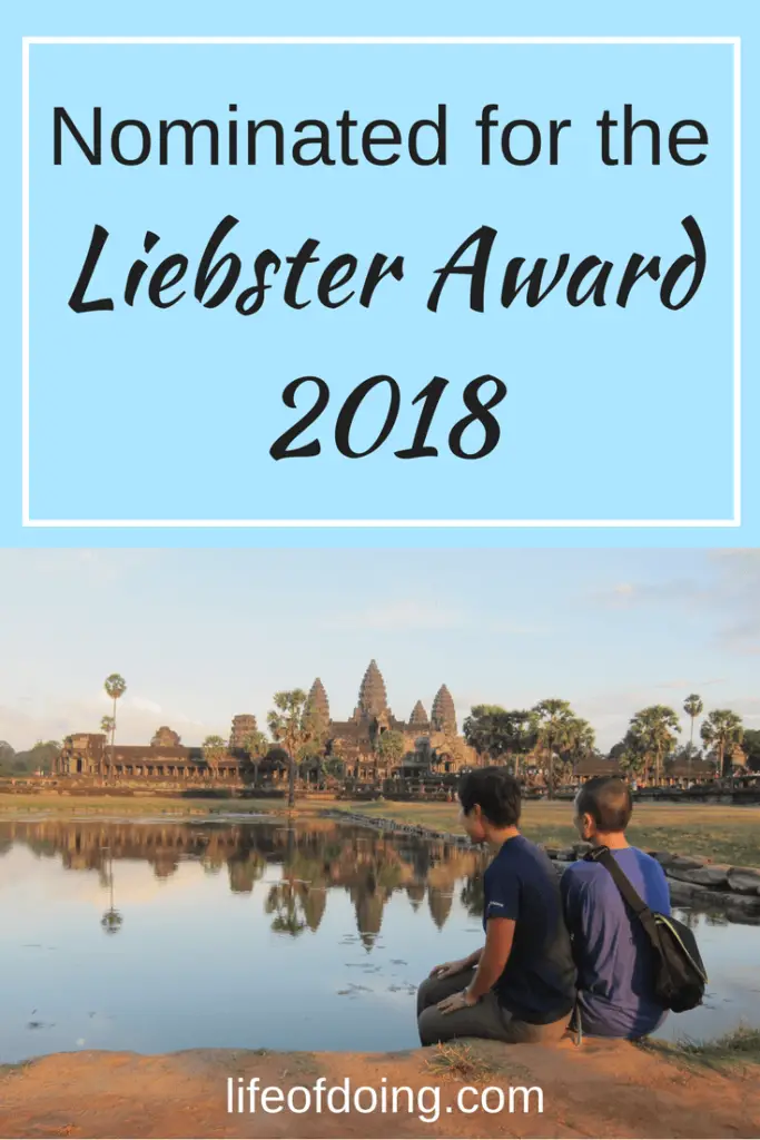 Nominated for the Liebster Award 2018