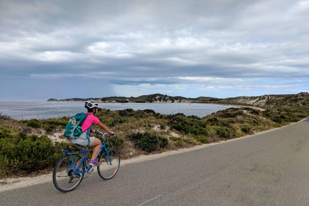 Jackie Szeto, Life Of Doing, cycles around Rottnest Island, Australia