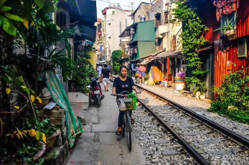 Hanoi Train Street, Vietnam