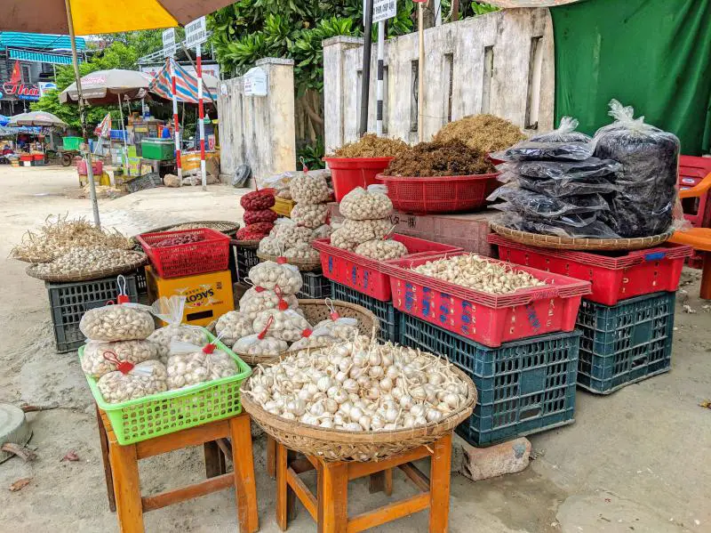 Ly Son Island, Vietnam Garlic and Seaweed for Sale