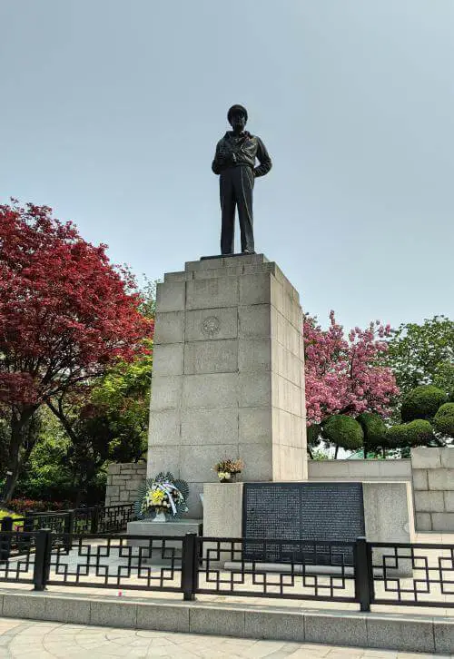 Incheon, South Korea One Day: Jayu Park which as a General MacArthur statue on display