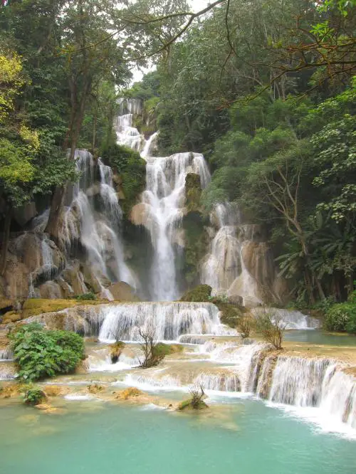 Cambodia and Laos 2 Weeks: Kuang Si Waterfalls in Luang Prabang, Laos