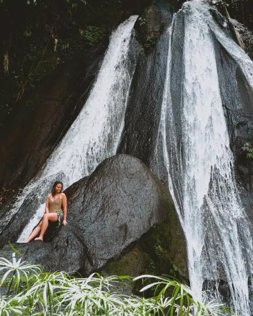 Leke Leke Waterfall in Bali, Indonesia.