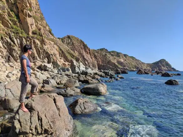 Eo Gio is a stunning place to visit in Quy Nhon, Vietnam. The clear ocean water splashing along the rocks is the perfect place to relax and enjoy the tranquility.