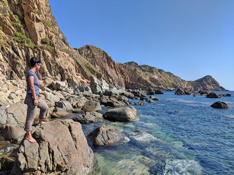 Eo Gio is a stunning place to visit in Quy Nhon, Vietnam. The clear ocean water splashing along the rocks is the perfect place to relax and enjoy the tranquility.