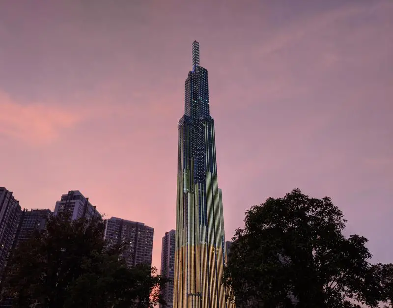 Visit Vinhomes Central Park's Landmark 81 for the observatory deck when it rains in Ho Chi Minh City. It's a good way to see the city skyline.