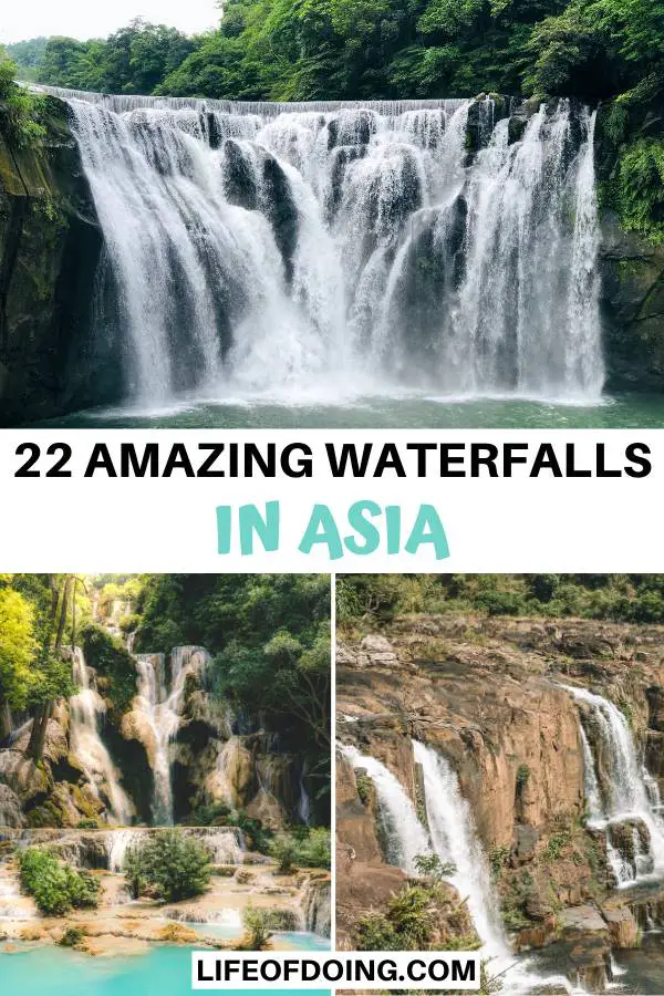 Love waterfalls? Check out this list of 22 best waterfalls in Asia to add to your bucket list such as Shifen Waterfall in Taiwan, Kuang Si Waterfall in Laos, and Pongour Waterfall in Vietnam.