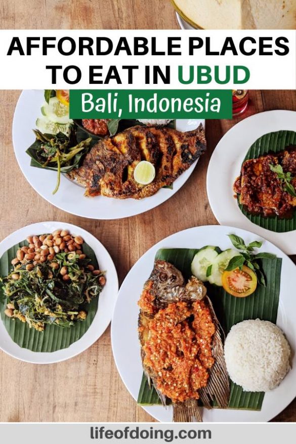 7 Affordable Restaurants in Bali’s Ubud Area to Try