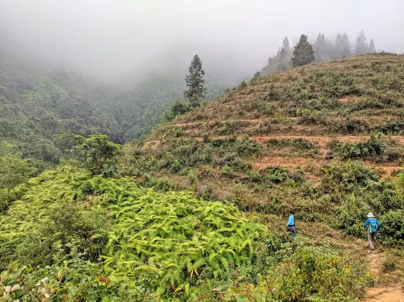 Zaazaa from Zaazaa Trekking and Jackie Szeto, Life Of Doing, trek along the mountains of Sapa, Vietnam