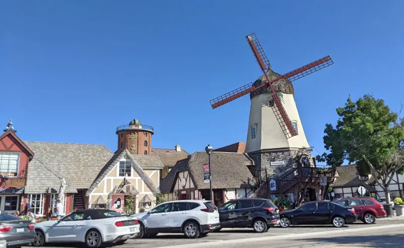 Solvang is a fantastic place to visit on a day trip from San Francisco, Santa Barbara, or Los Angeles and see windmills.