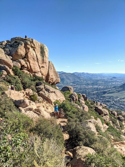 Jackie Szeto, Life Of Doing, hiking along Bishop Peak trail, San Luis Obispo, California.