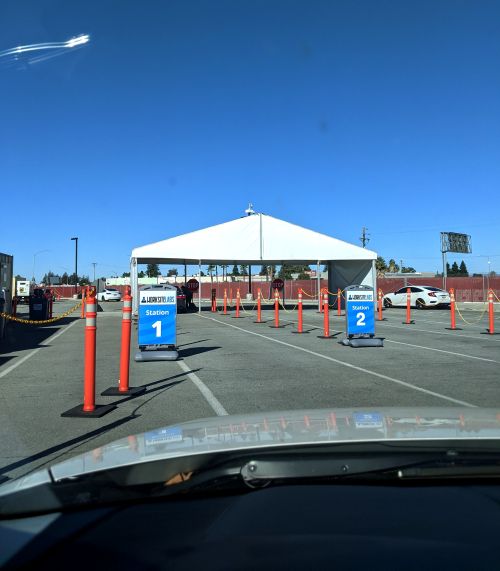 Worksite Labs in San Jose, California has a COVID test drive thru.