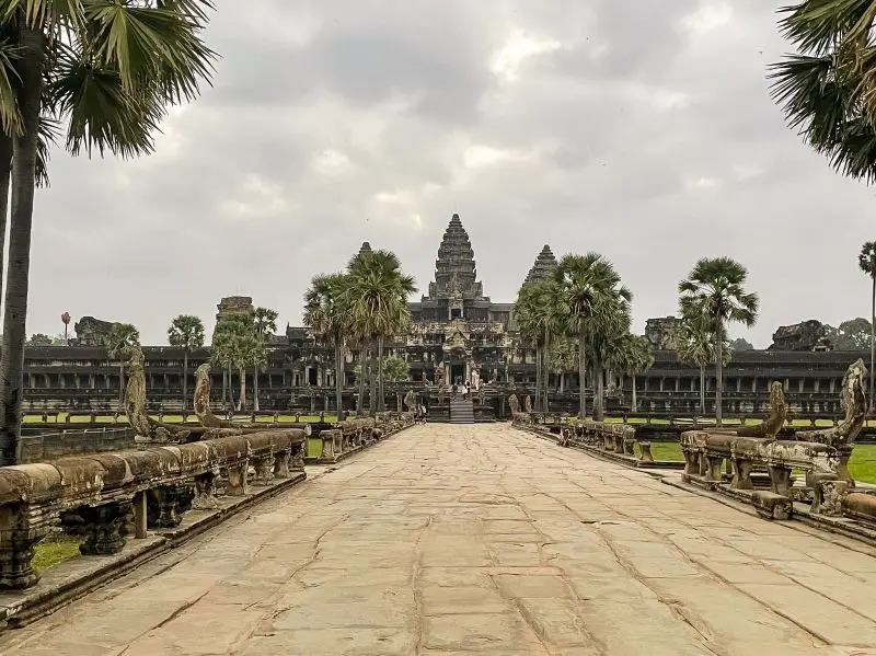 One of the temples at Angkor Wat, Siem Reap, Cambodia