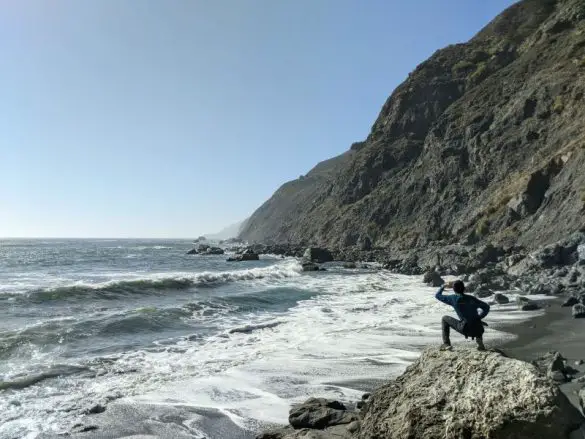 Hiking Ragged Point Trail Near Big Sur, California