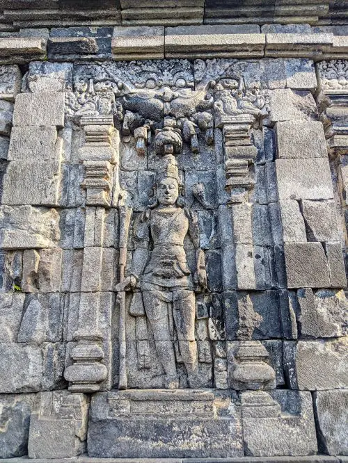 Details on Sewu Temple, located at Prambanan Temple Complex